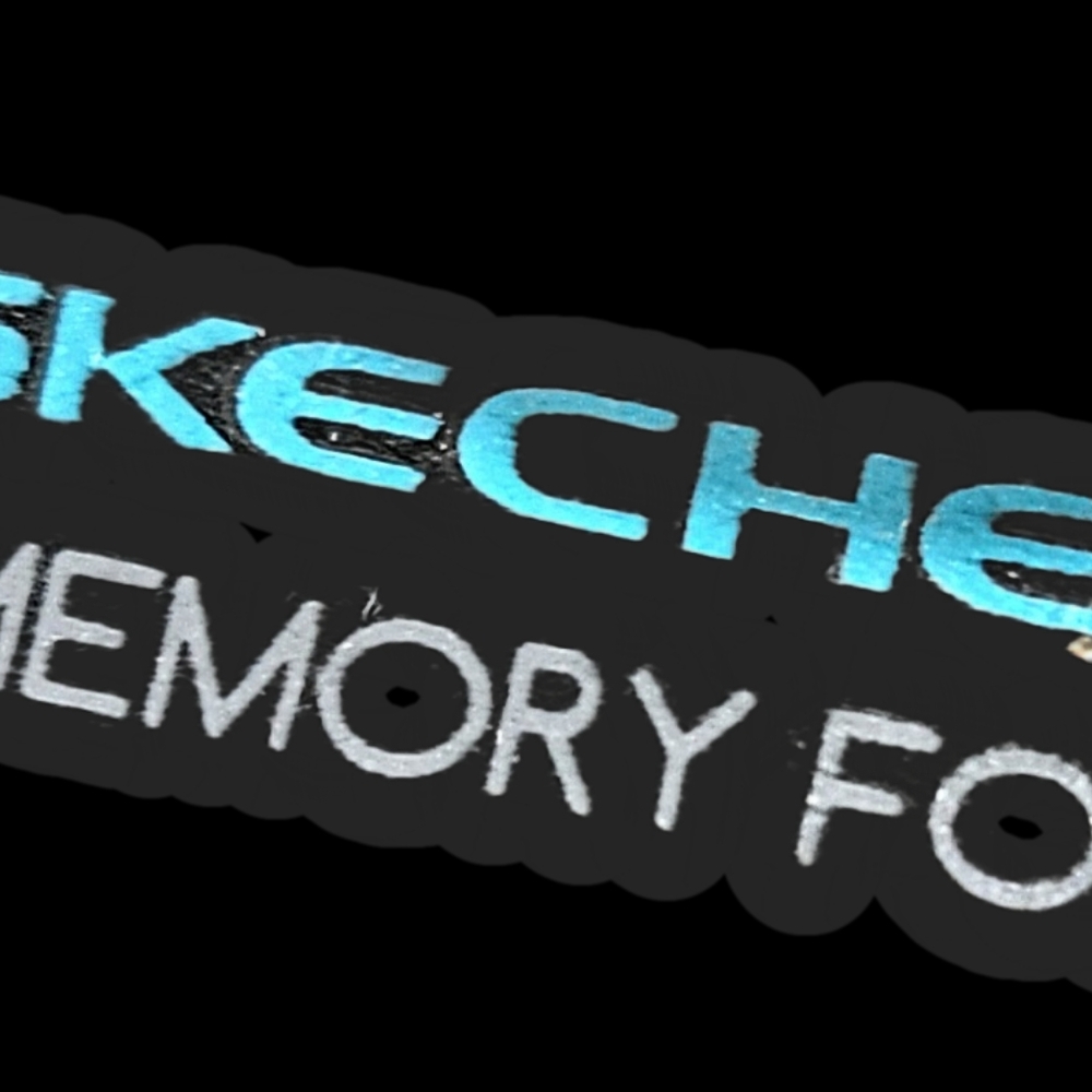 SKECHERS Women's Reggae Slim Forget Me Knot Strappy Memory Foam Sandals Black 9 - Picture 6 of 7